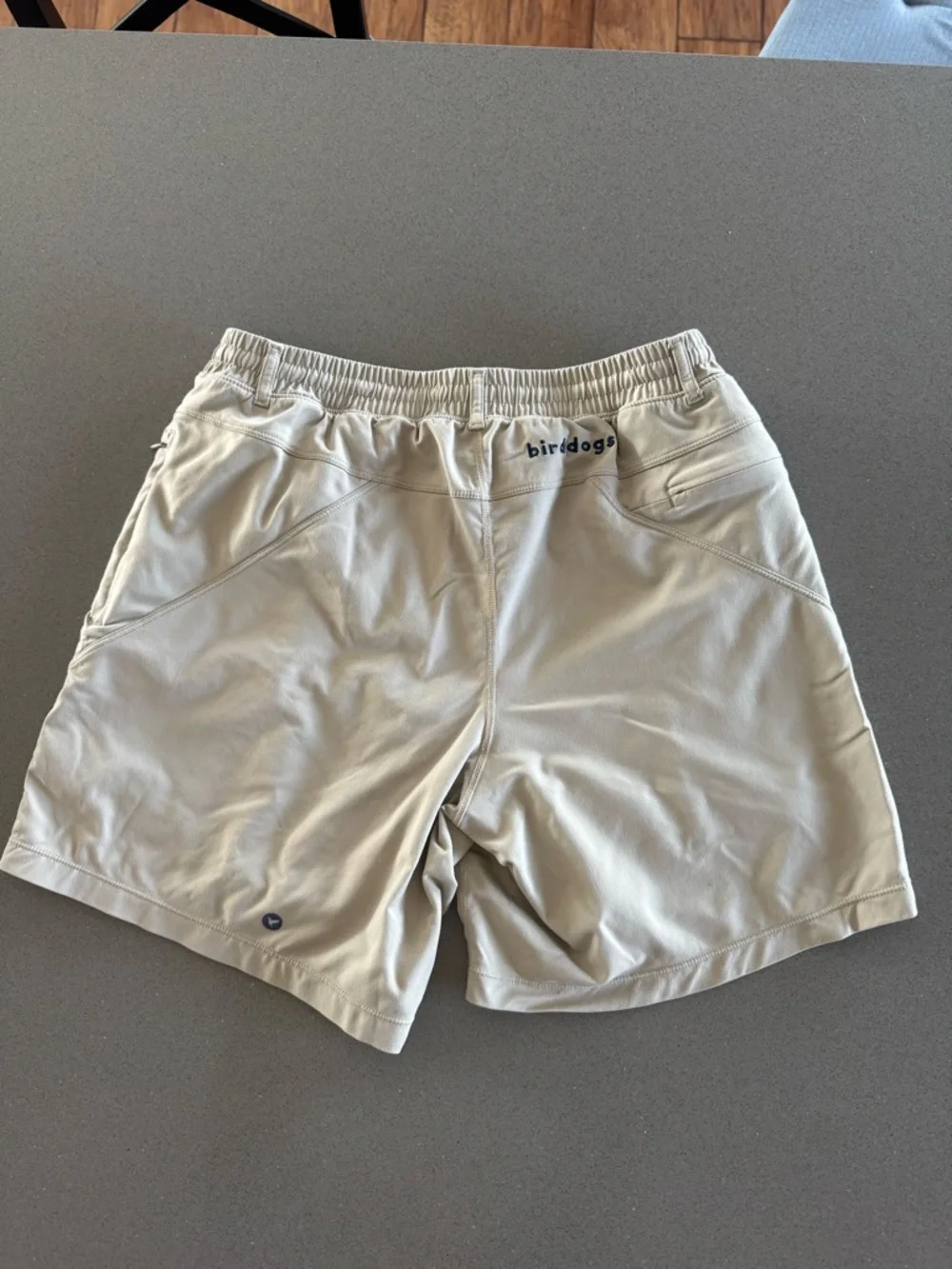 Birddogs Men’s Tan Performance Shorts size Medium - Picture 2 of 7
